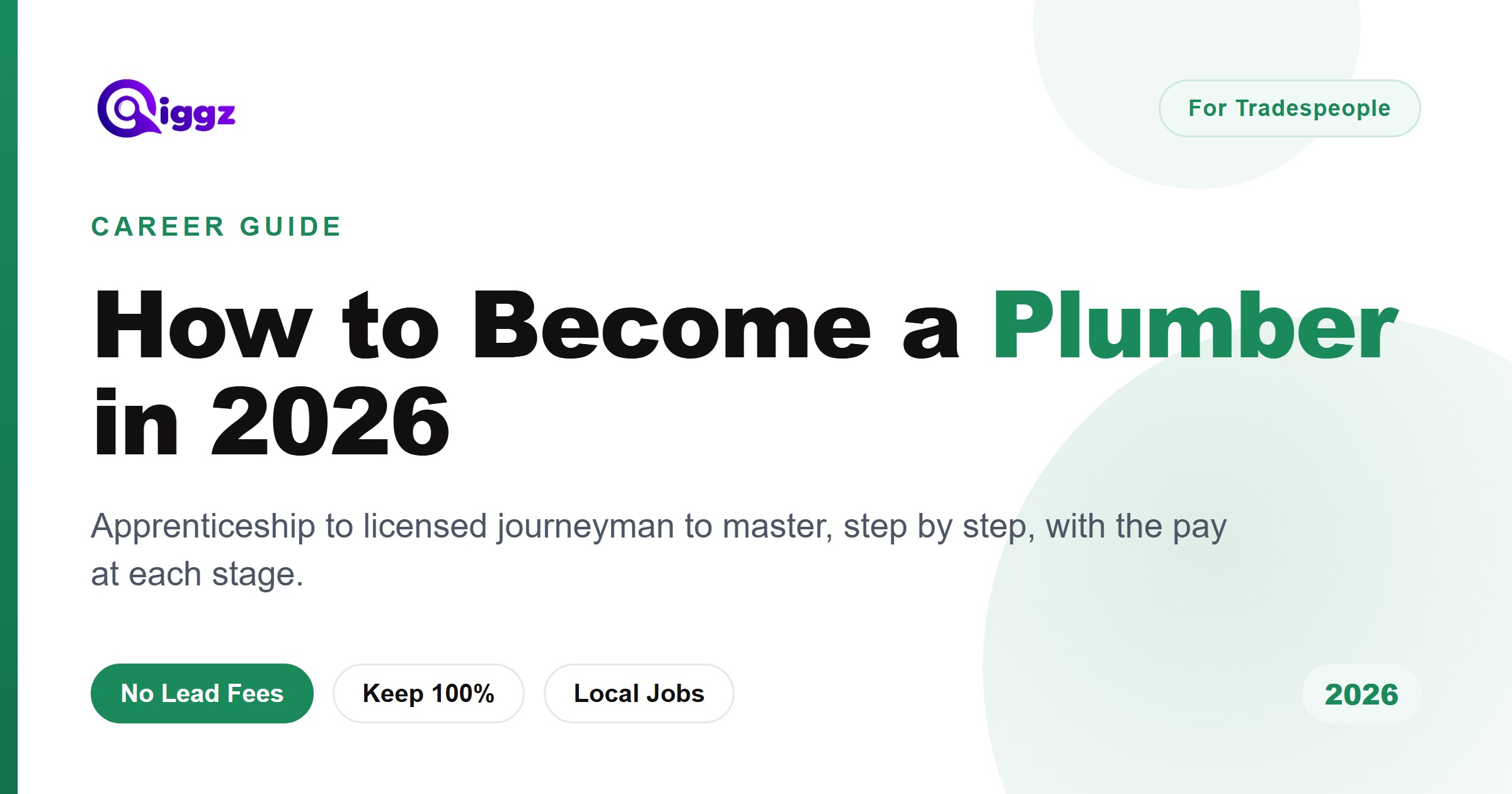 How to Become a Plumber in 2026 (Step by Step)