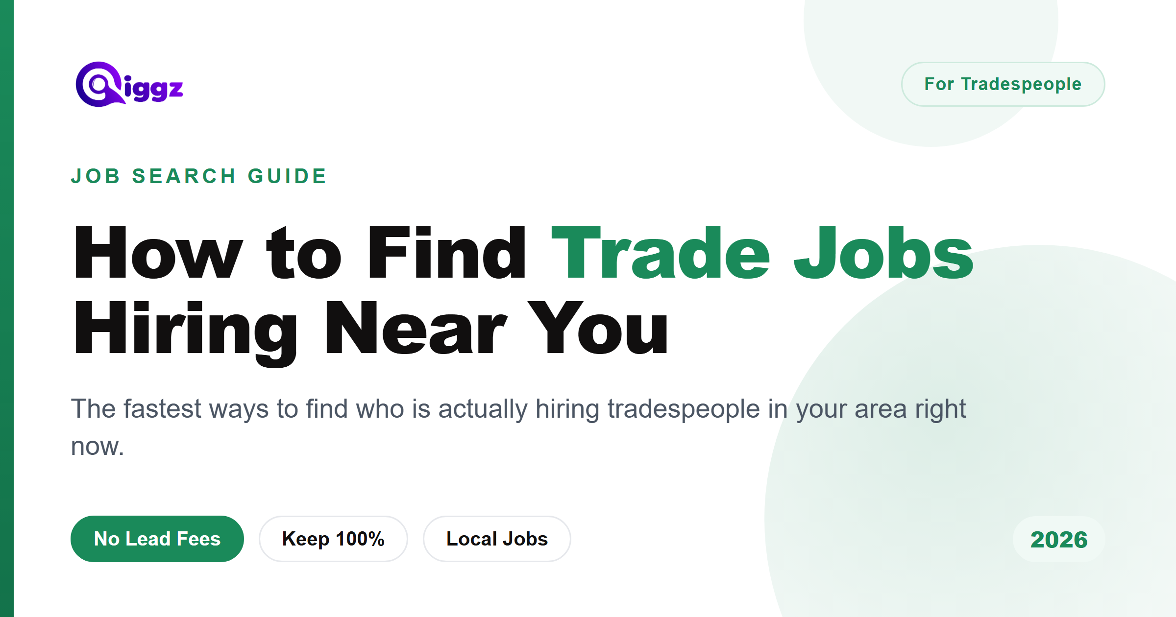 Trade Jobs Hiring Near Me: How to Find Them in 2026