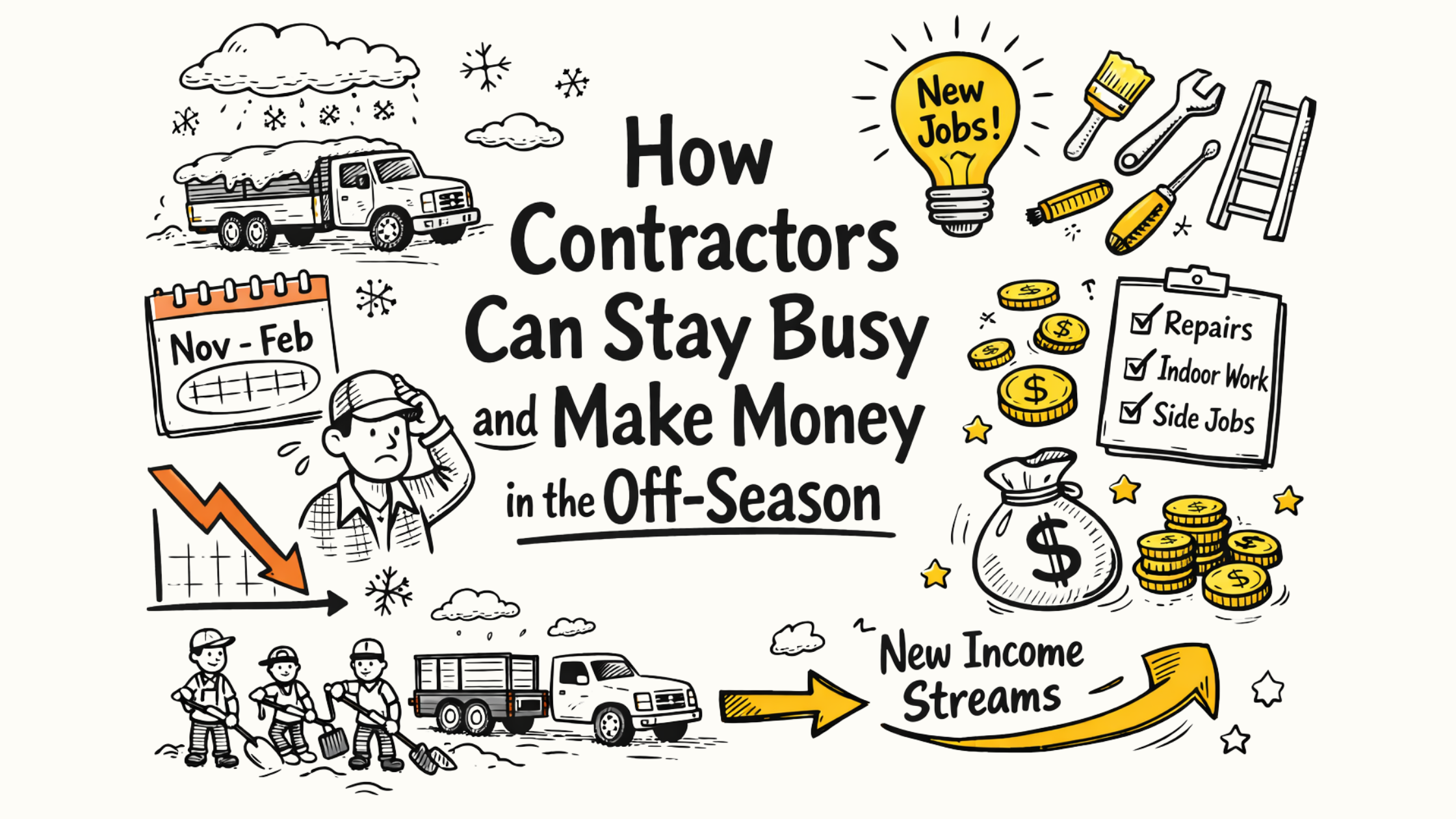 How Contractors Can Stay Busy and Make Money in the Off-Season