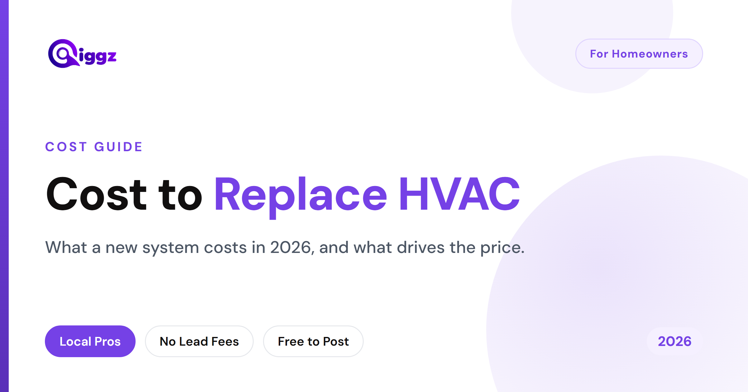 How Much Does It Cost to Replace HVAC? (2026 Guide)