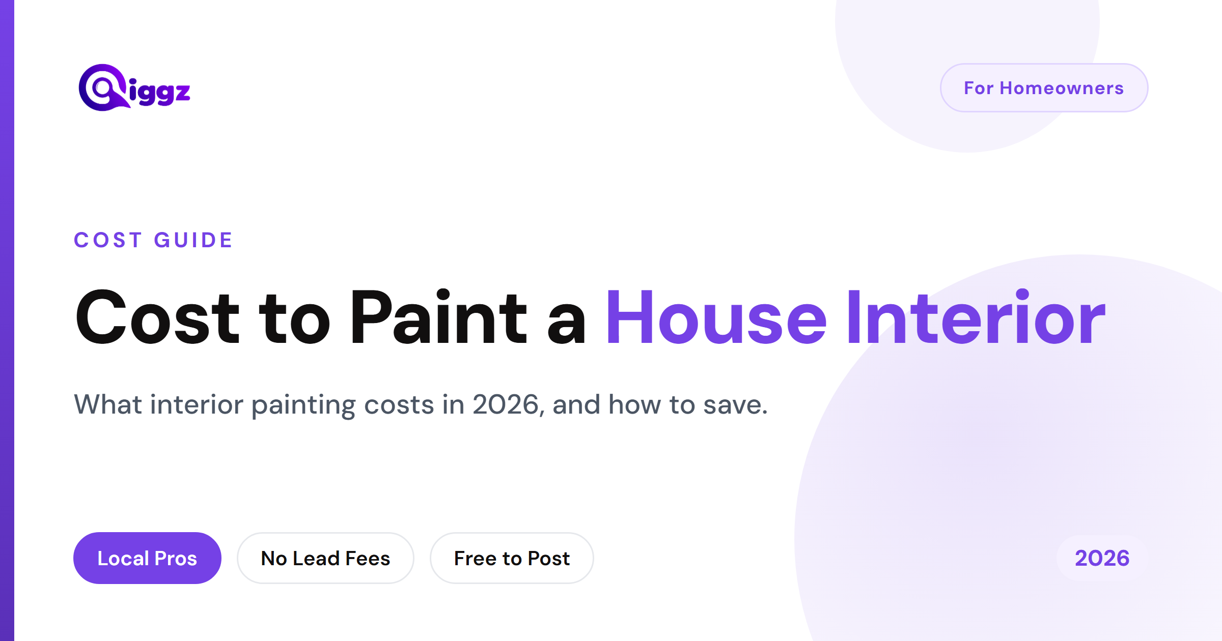How Much Does It Cost to Paint a House Interior? (2026 Guide)